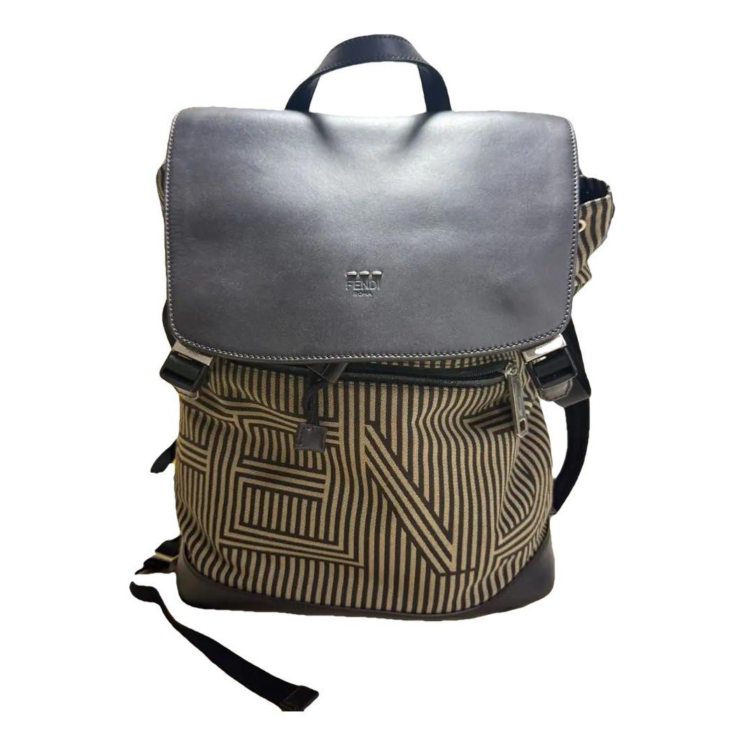 Leather backpack