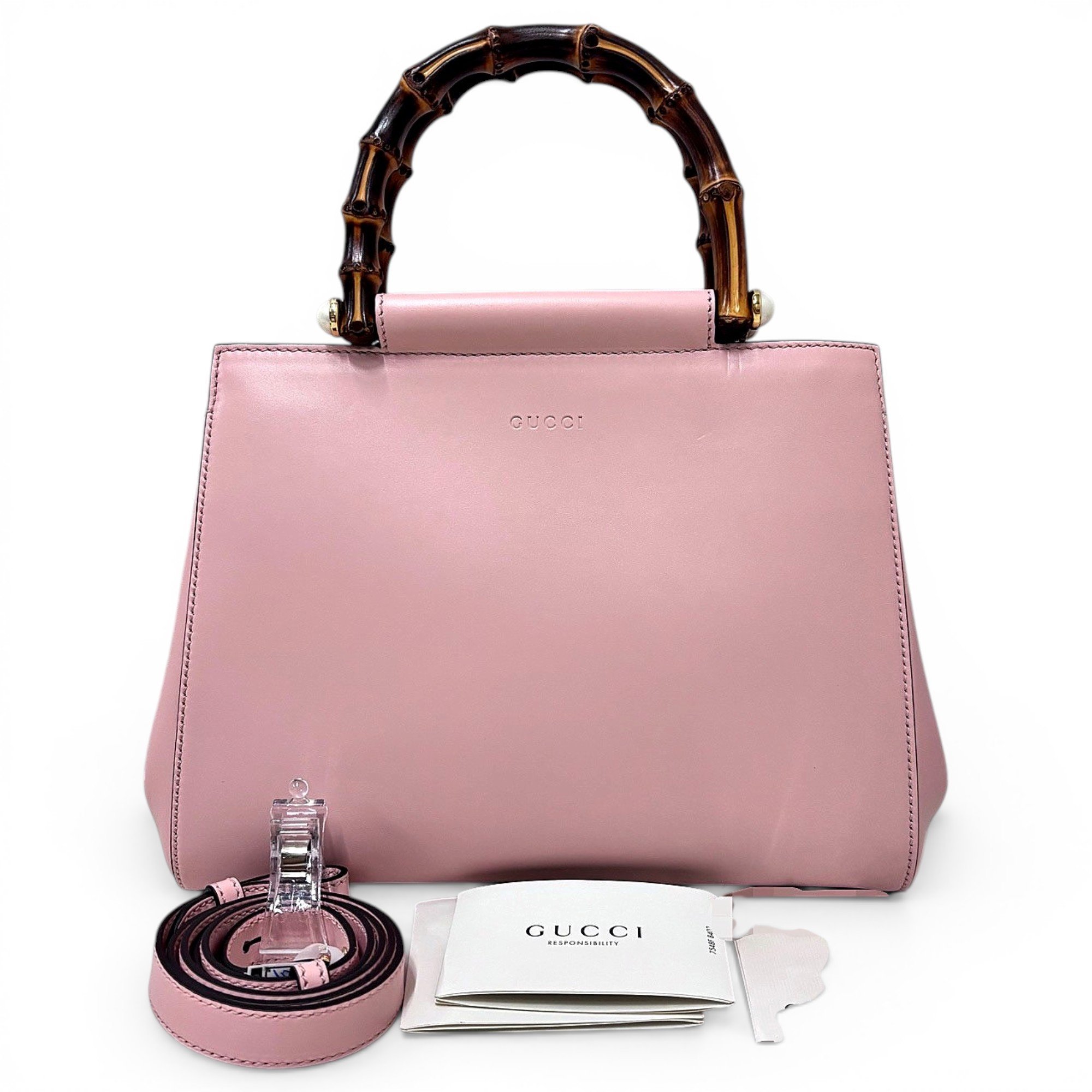Nymphaea leather handbag