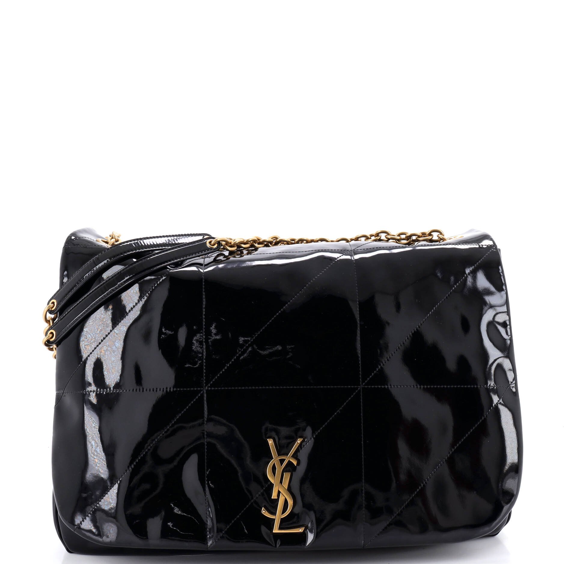 Jamie 4.3 Shoulder Bag Quilted Patent Large