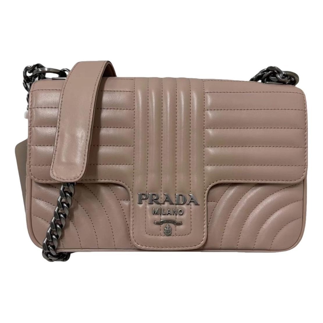 Diagramme leather handbag
