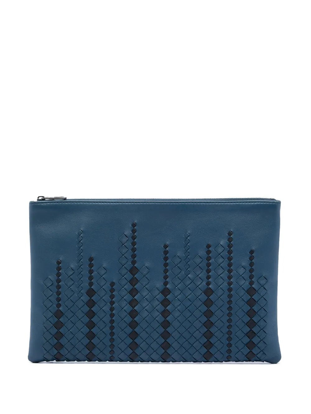 2012-2026 Bicolor Nappa Intrecciato clutch bag