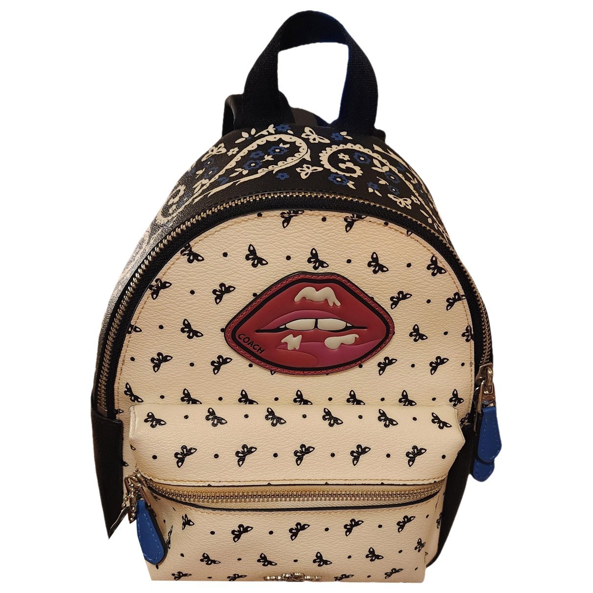Leather backpack