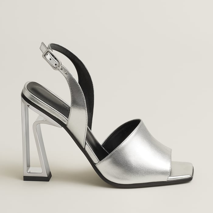 Gris Argenté Kristal 105 Sandal