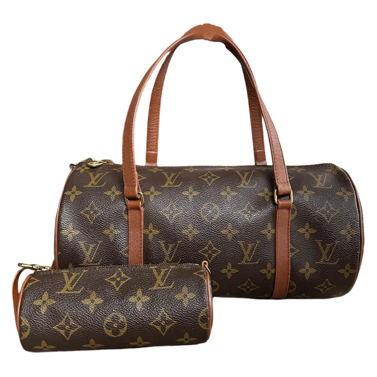 Papillon leather handbag