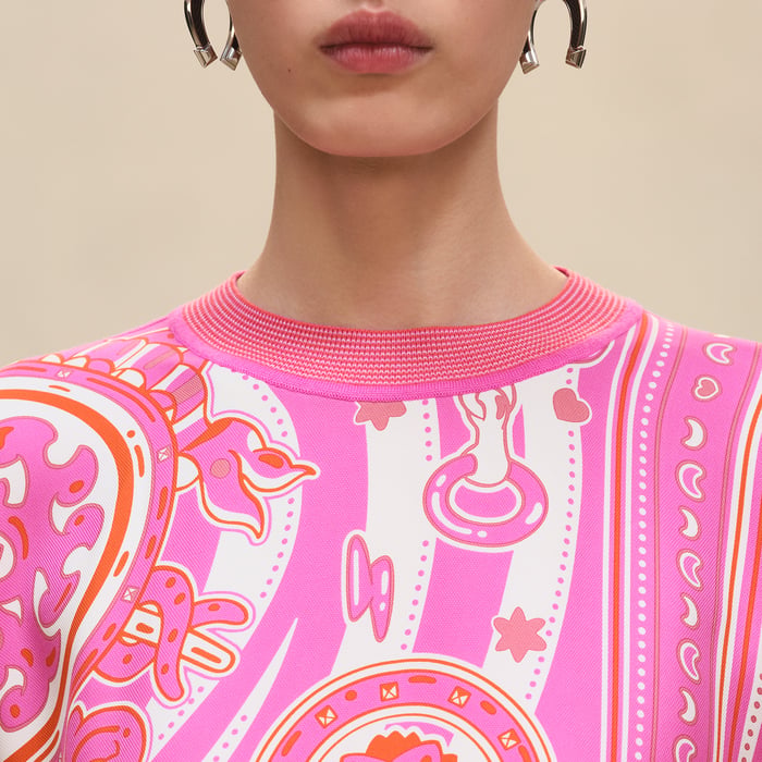 Rose Sakura "Candy Libris" Long-sleeve Twillaine T-shirt Sweater