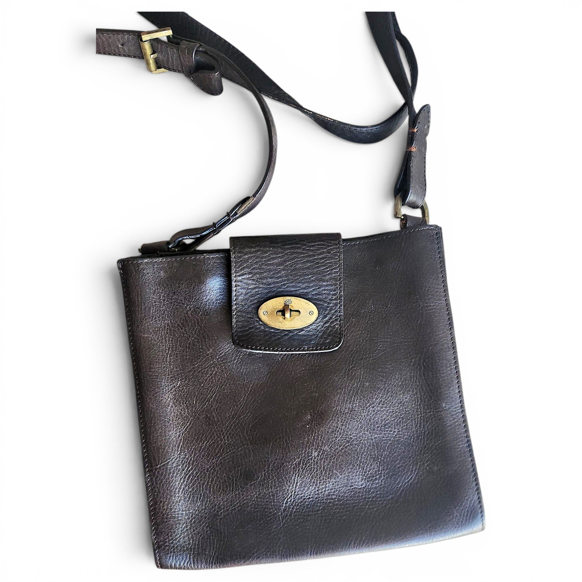 Leather crossbody bag