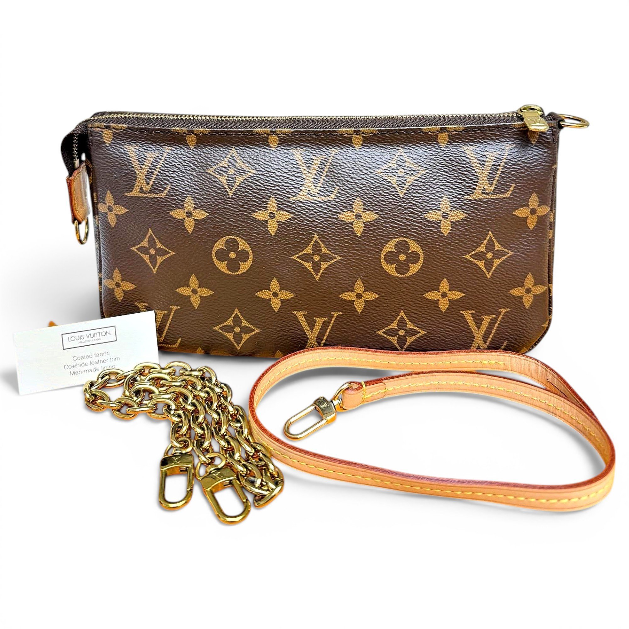 Pochette Accessoire leather handbag