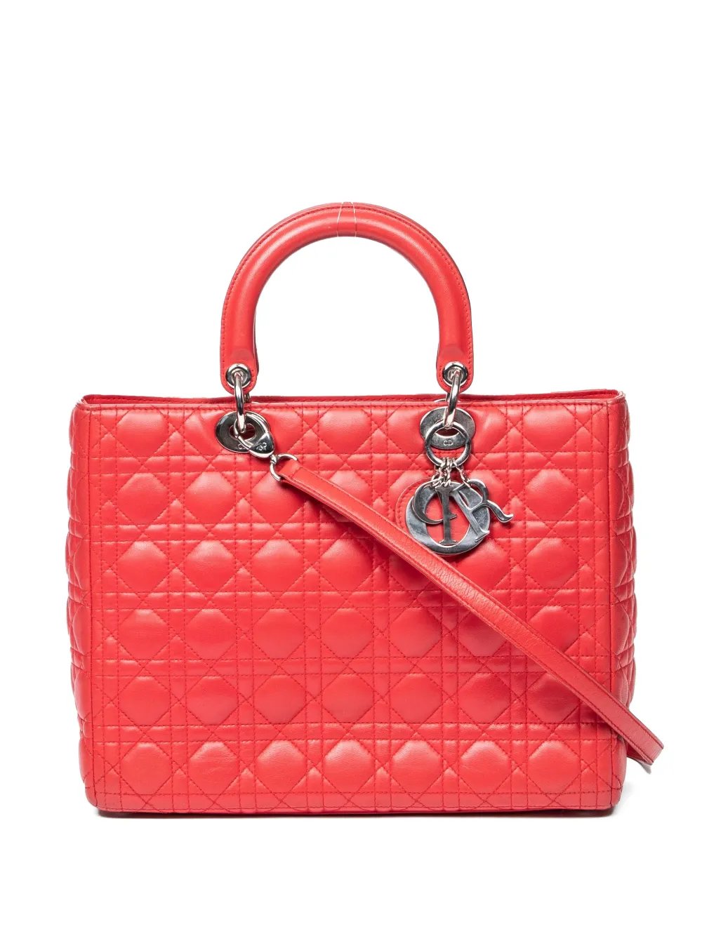 large Lady Dior Cannage tote bag