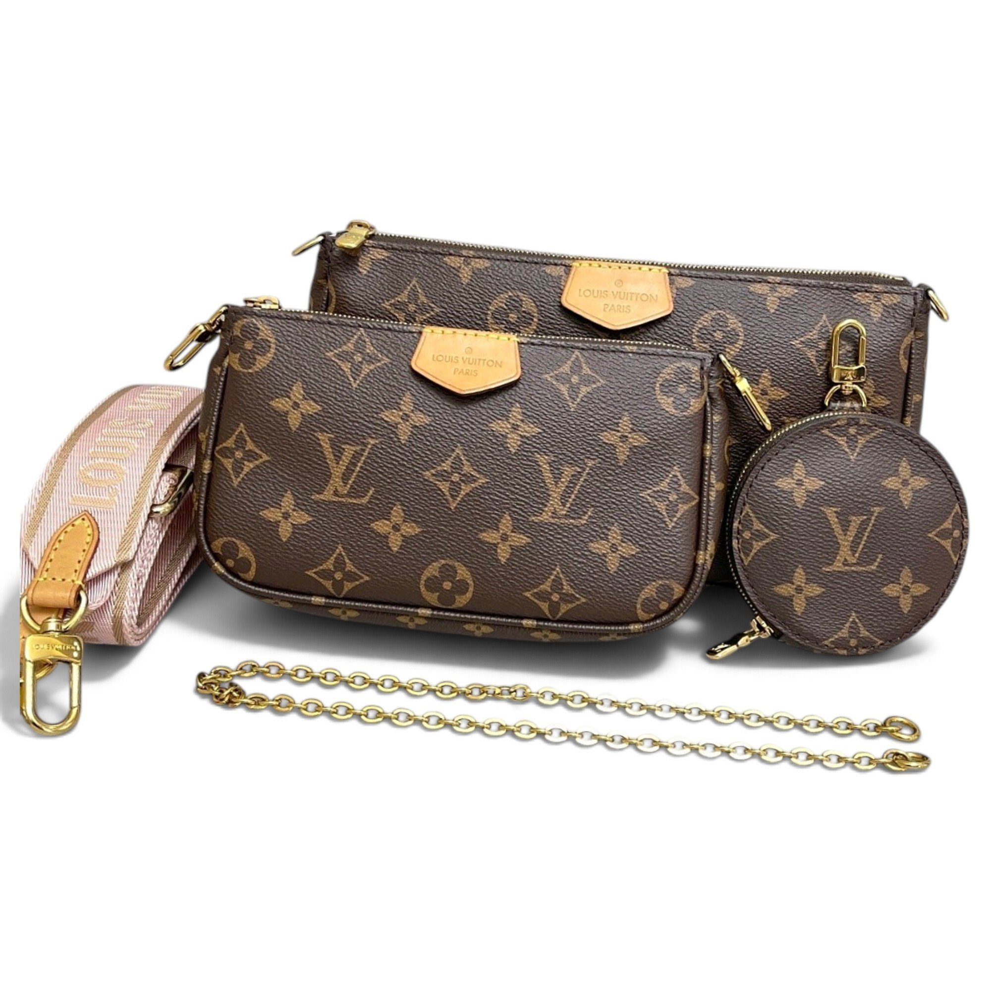 Multi Pochette Accessoires leather handbag