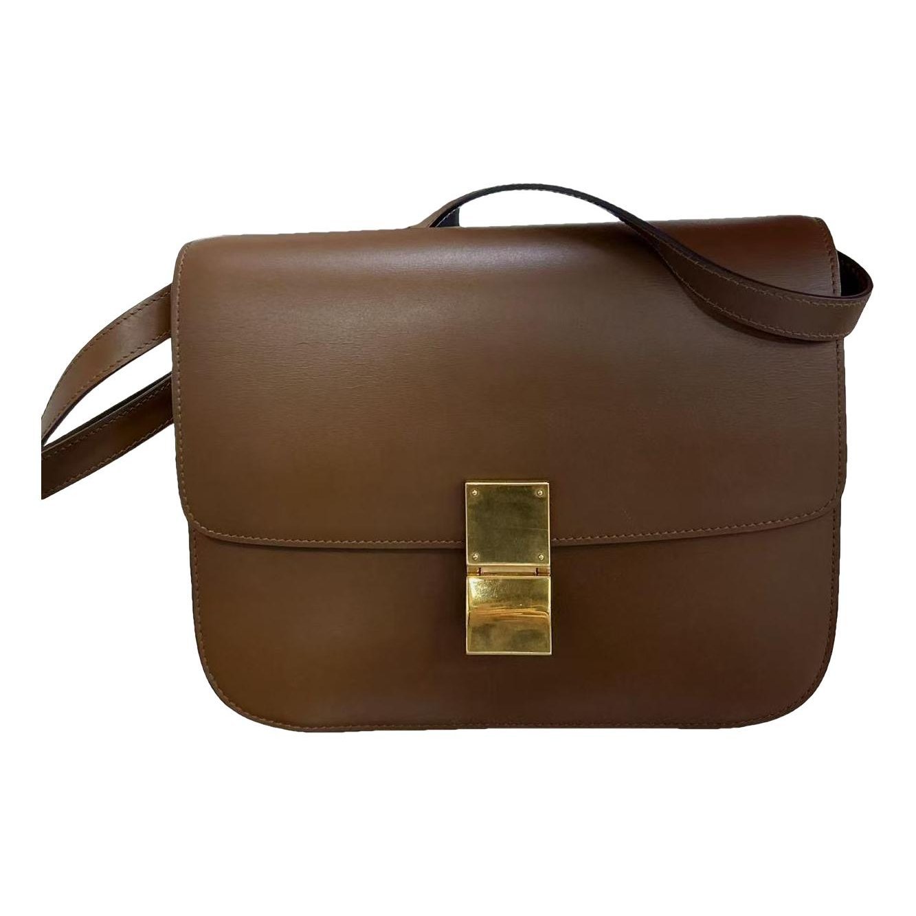 Classic leather crossbody bag