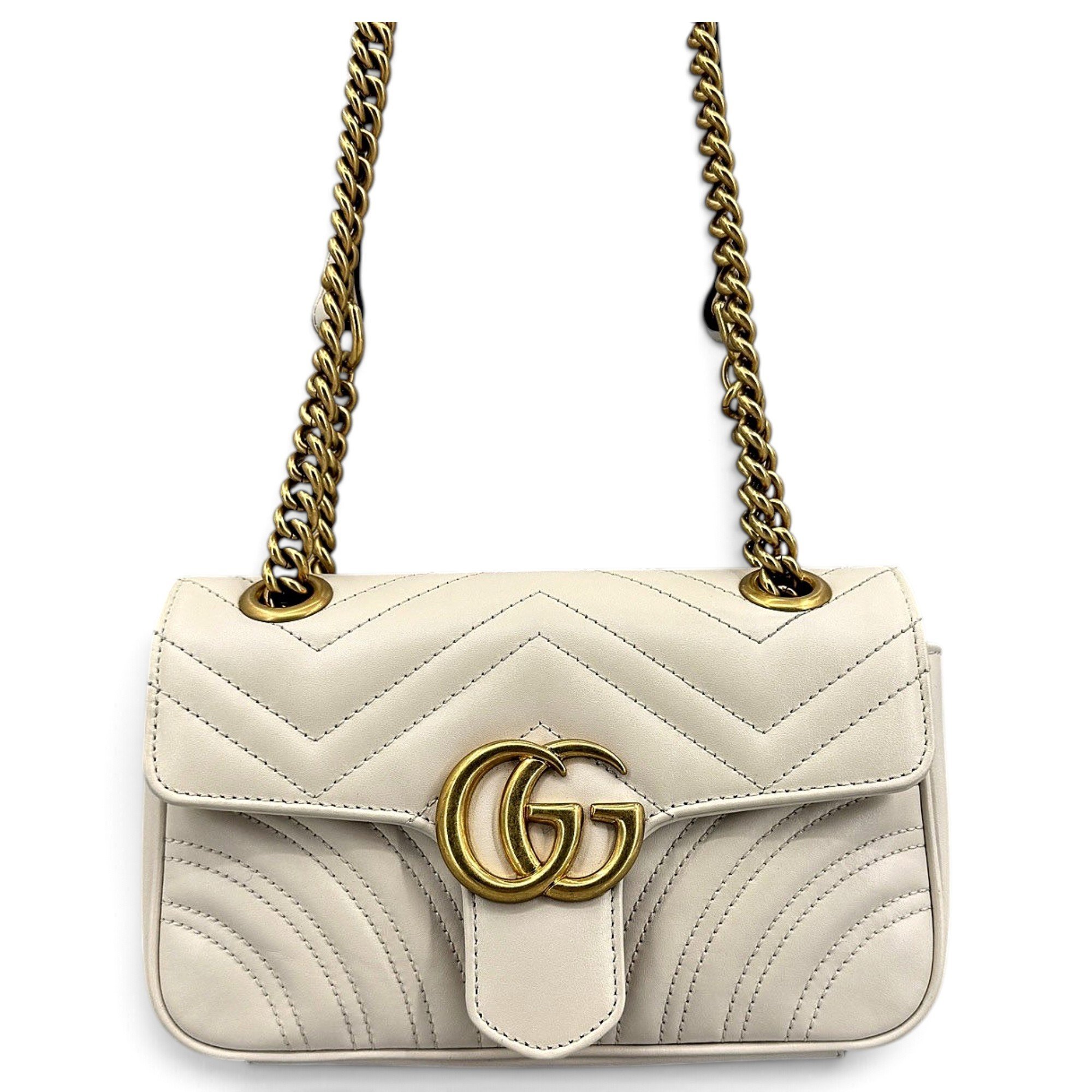 GG Marmont Flap leather handbag