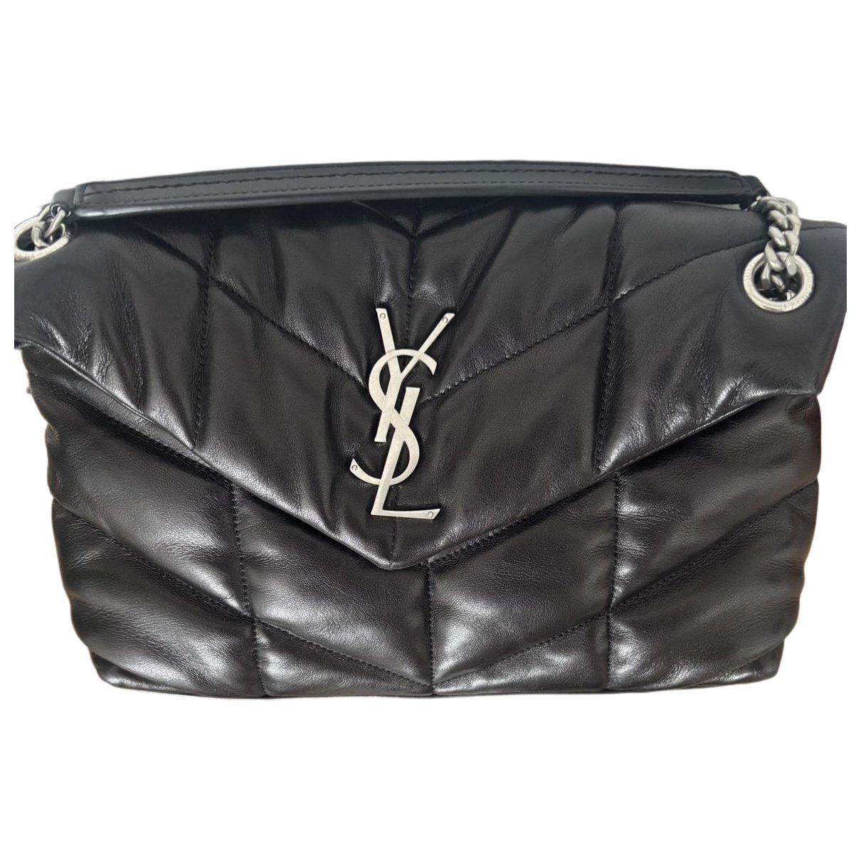 Loulou Puffer leather crossbody bag