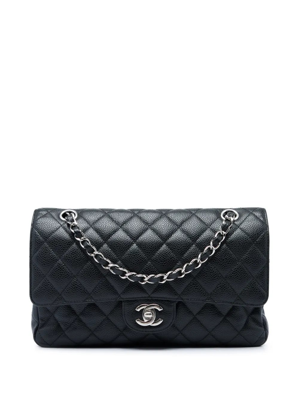2009-2010 Medium Classic Caviar Double Flap shoulder bag