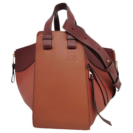 Hammock leather handbag