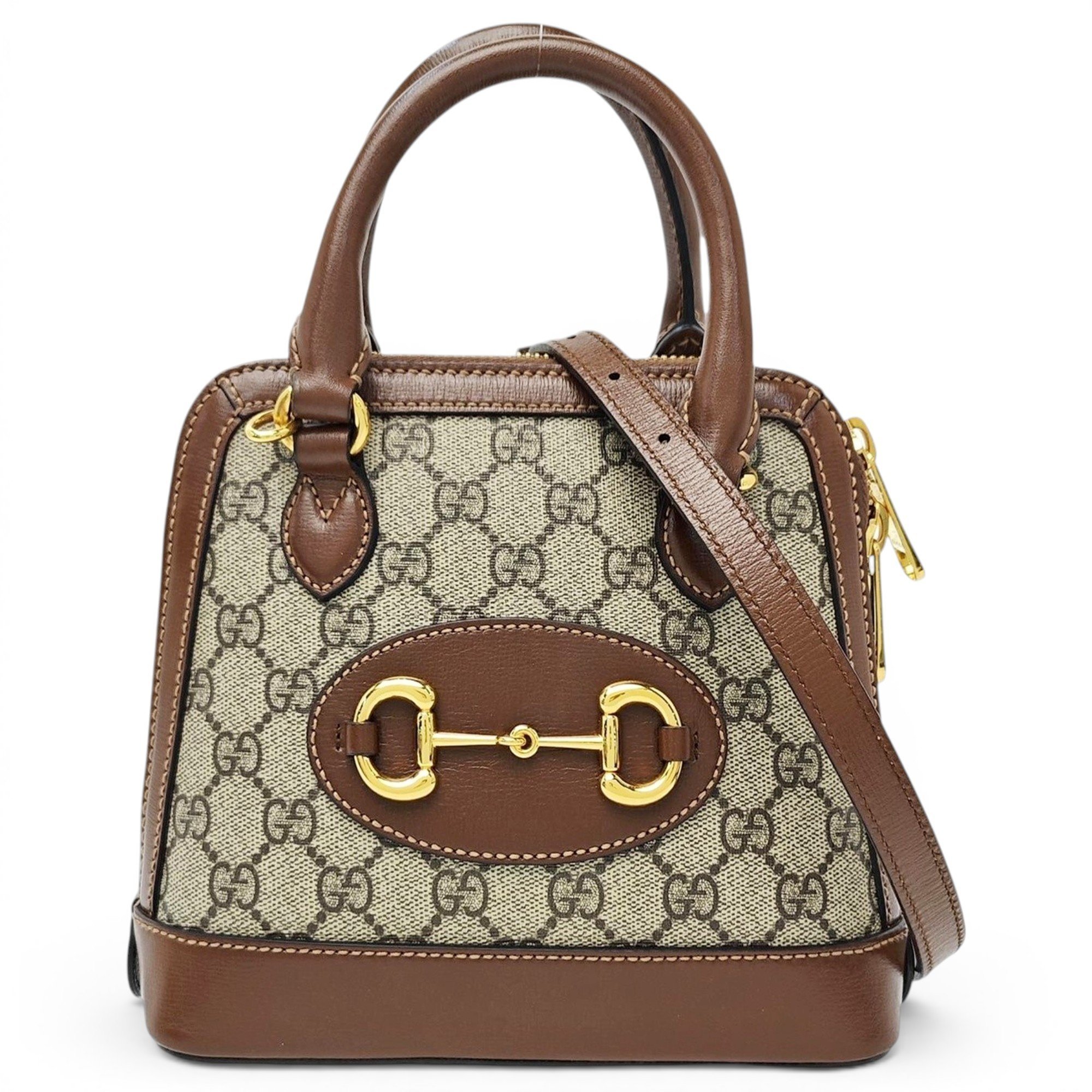 Handle Horsebit 1955 leather handbag