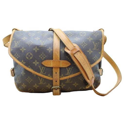 Saumur leather crossbody bag