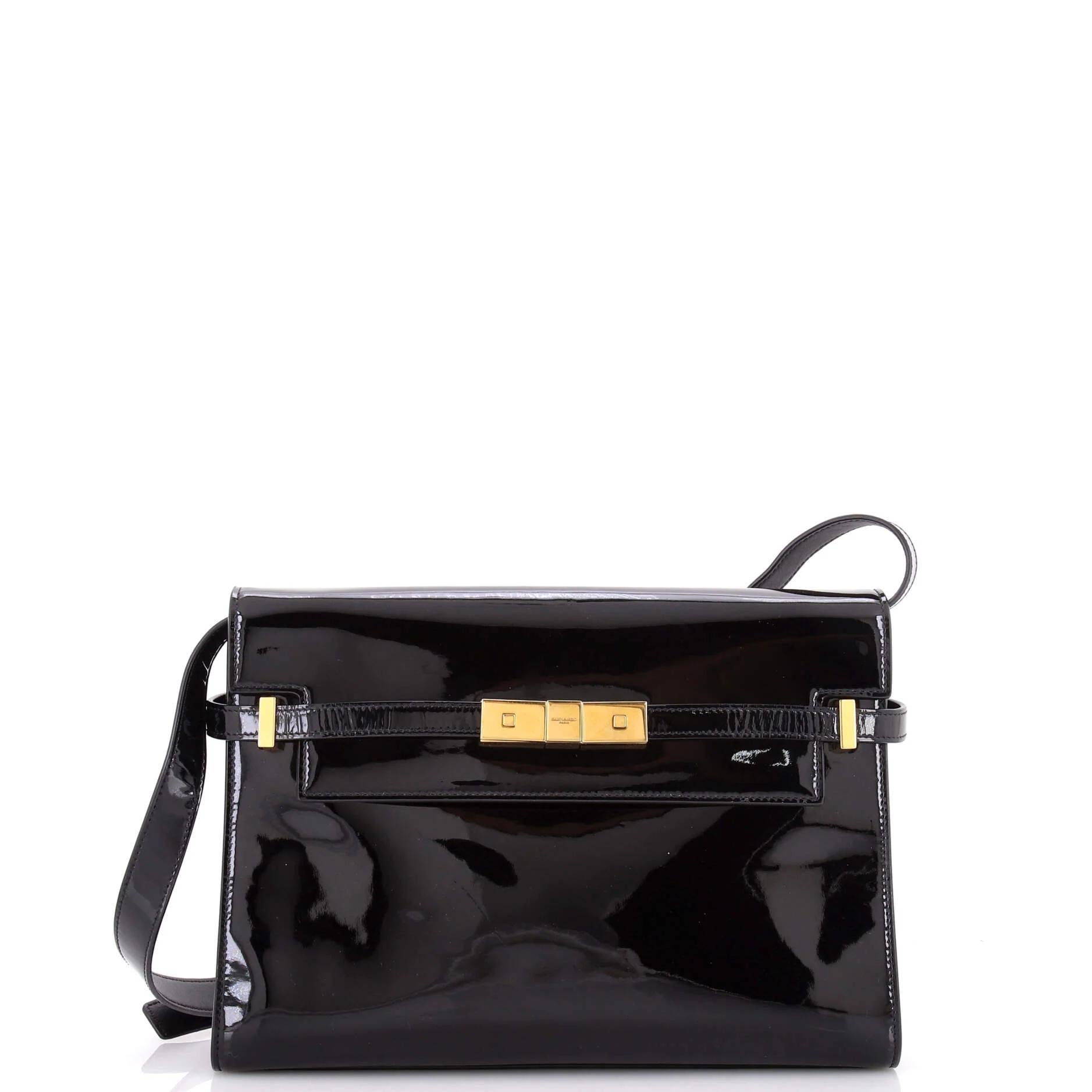 Patent leather handbag