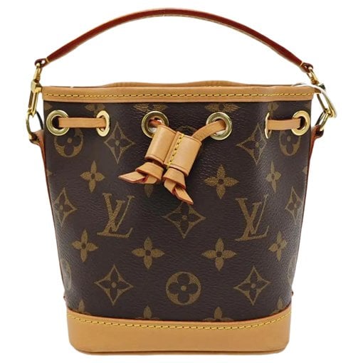 Nano Noé leather handbag