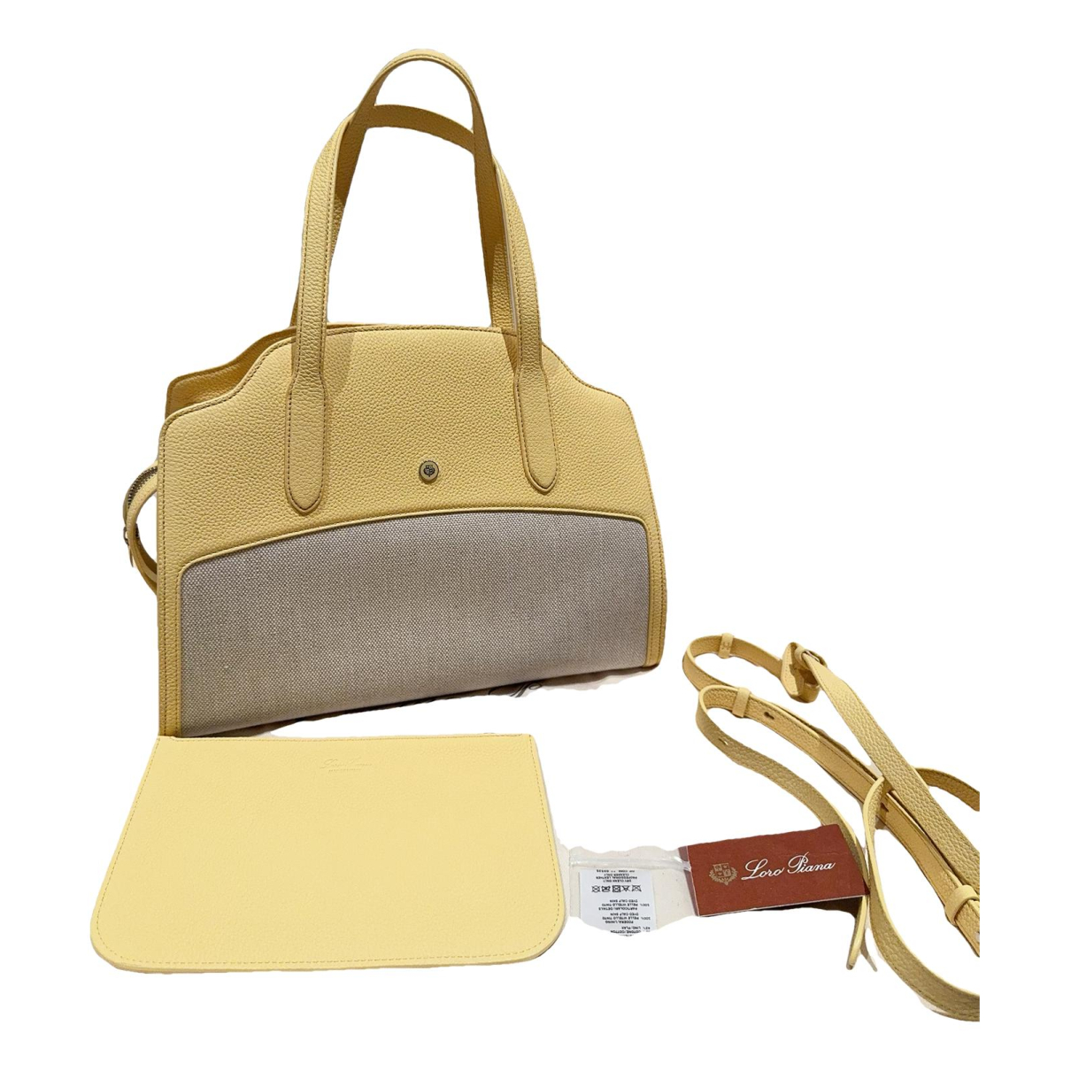 Loro Piana Sesia cloth handbag