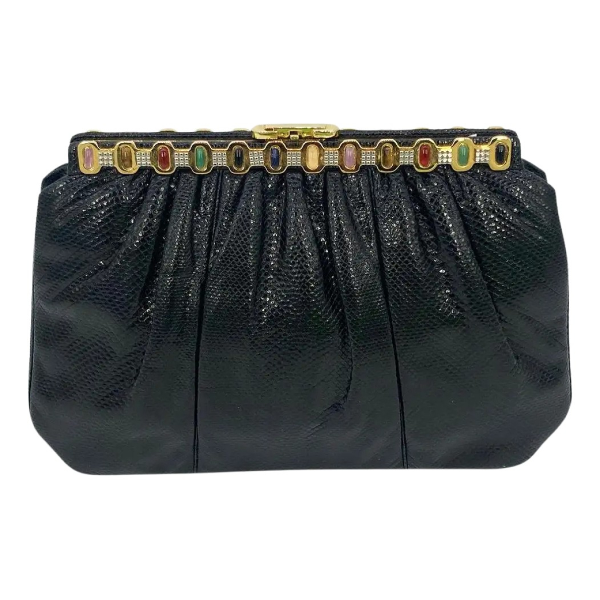 Judith Leiber Lizard clutch bag
