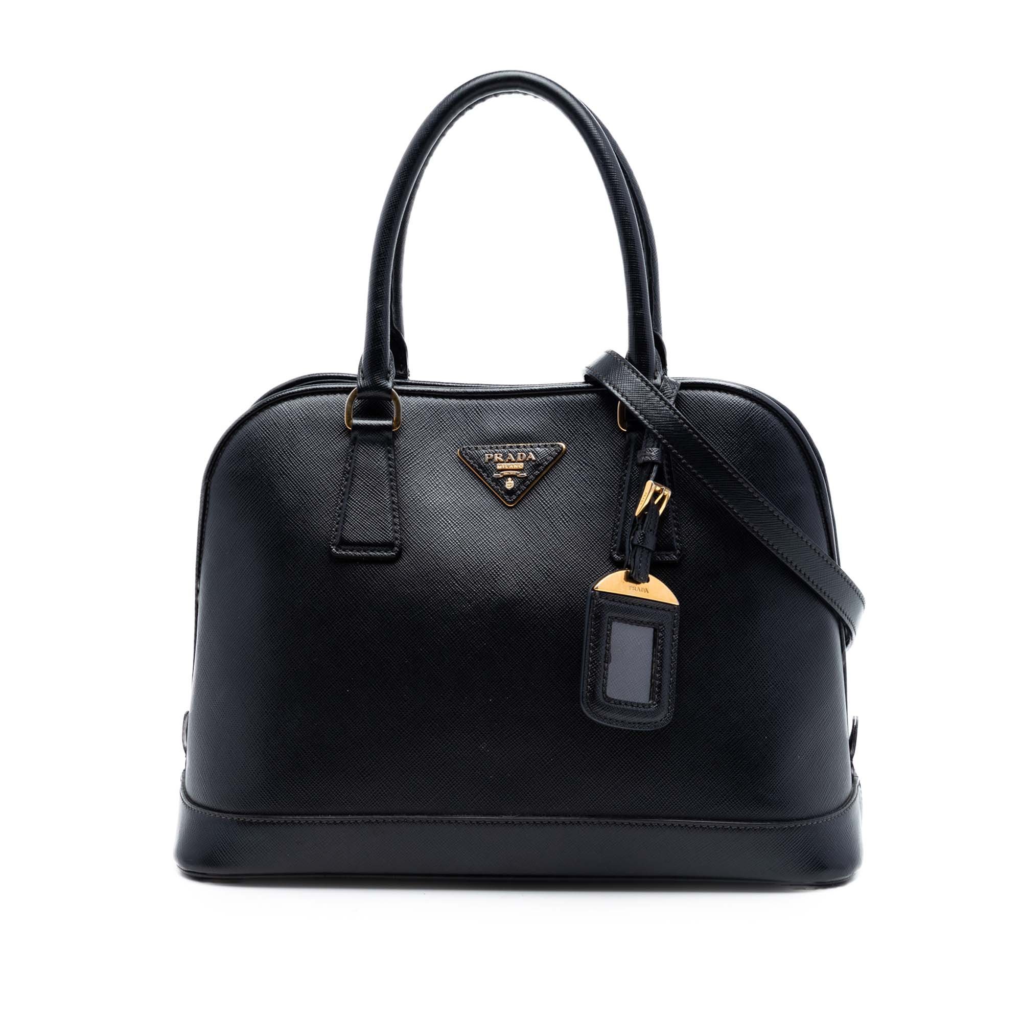 Promenade leather satchel