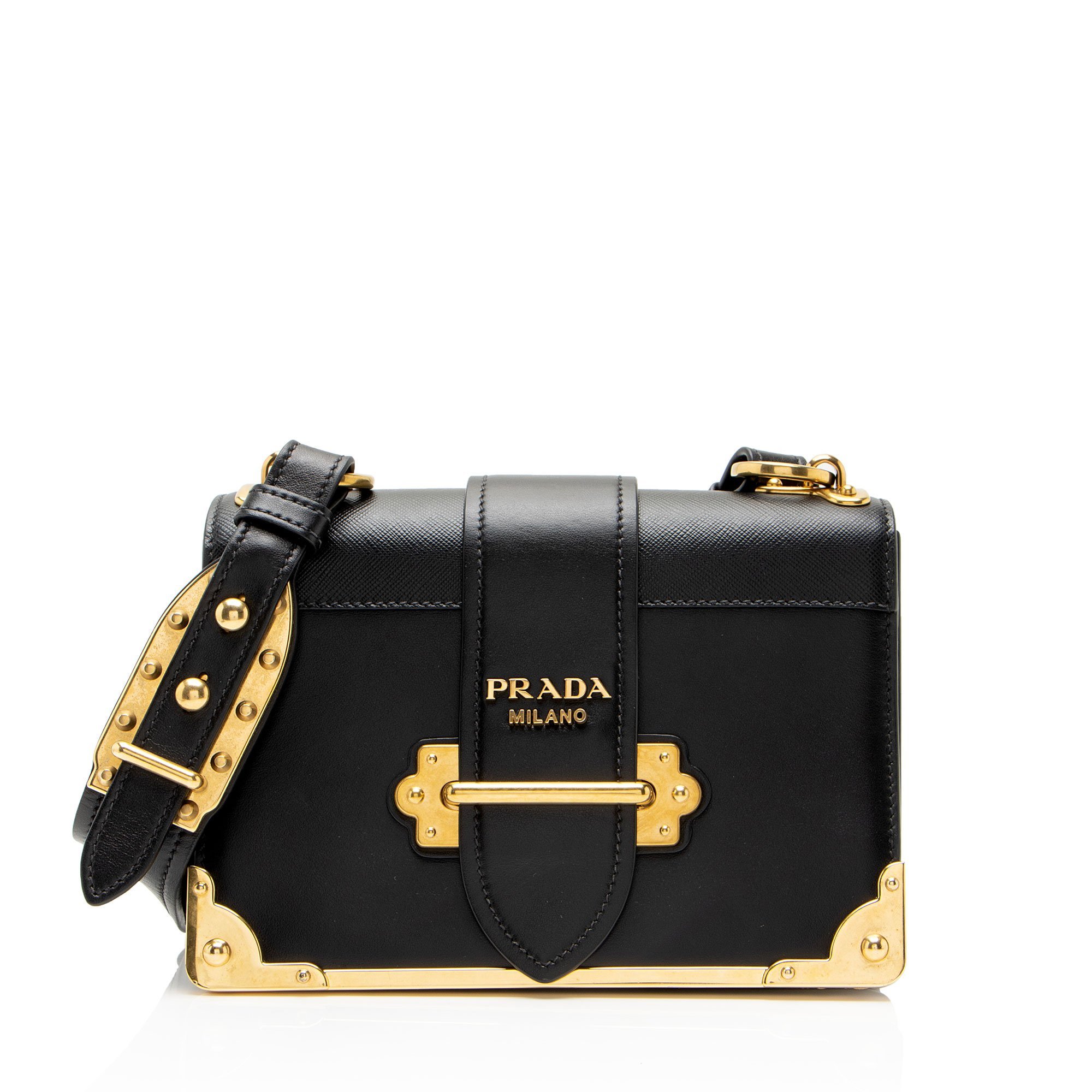 Cahier leather crossbody bag