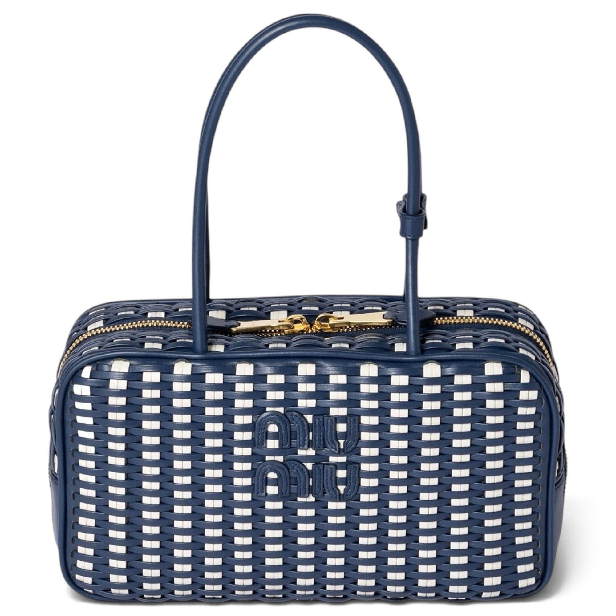 Beau leather bowling bag