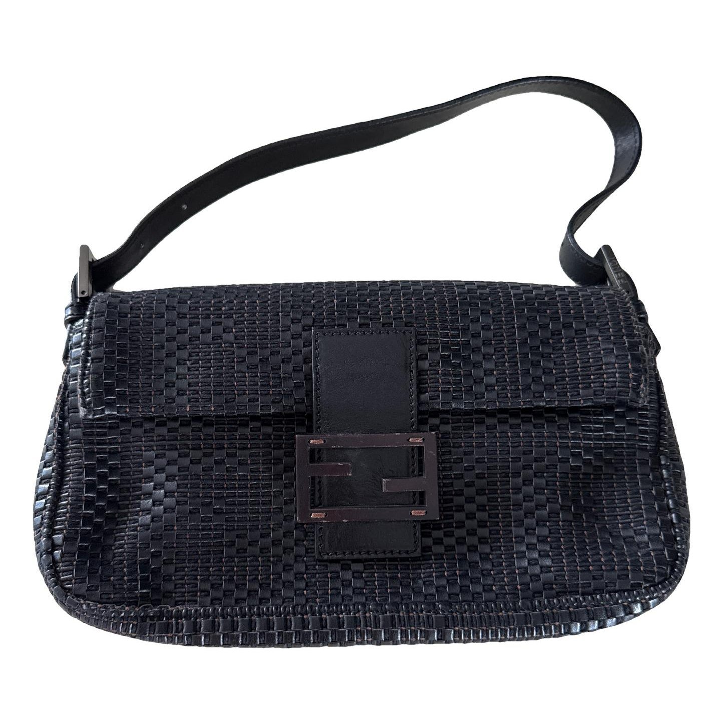Baguette leather handbag