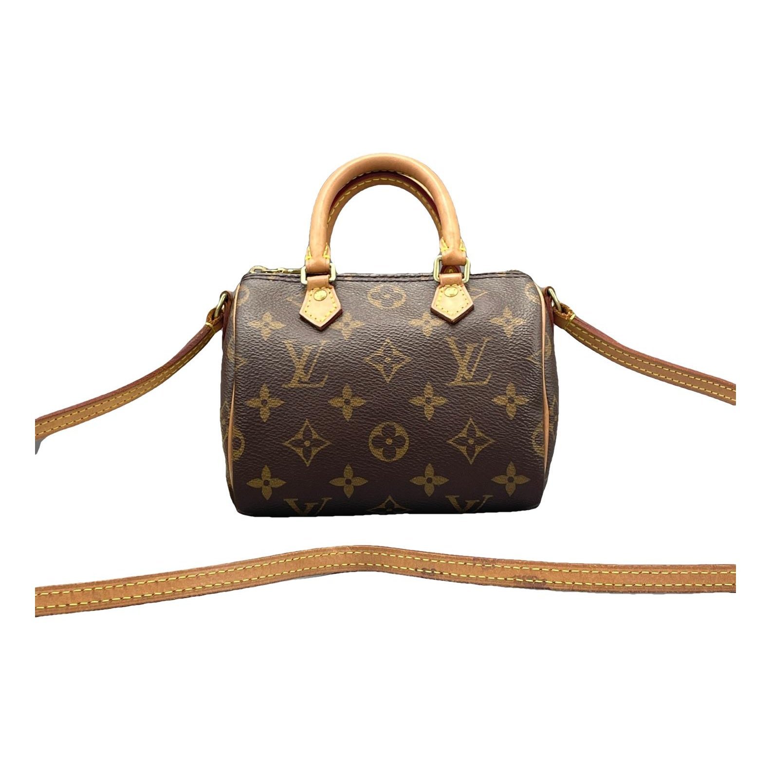 Nano Speedy / Mini HL leather handbag