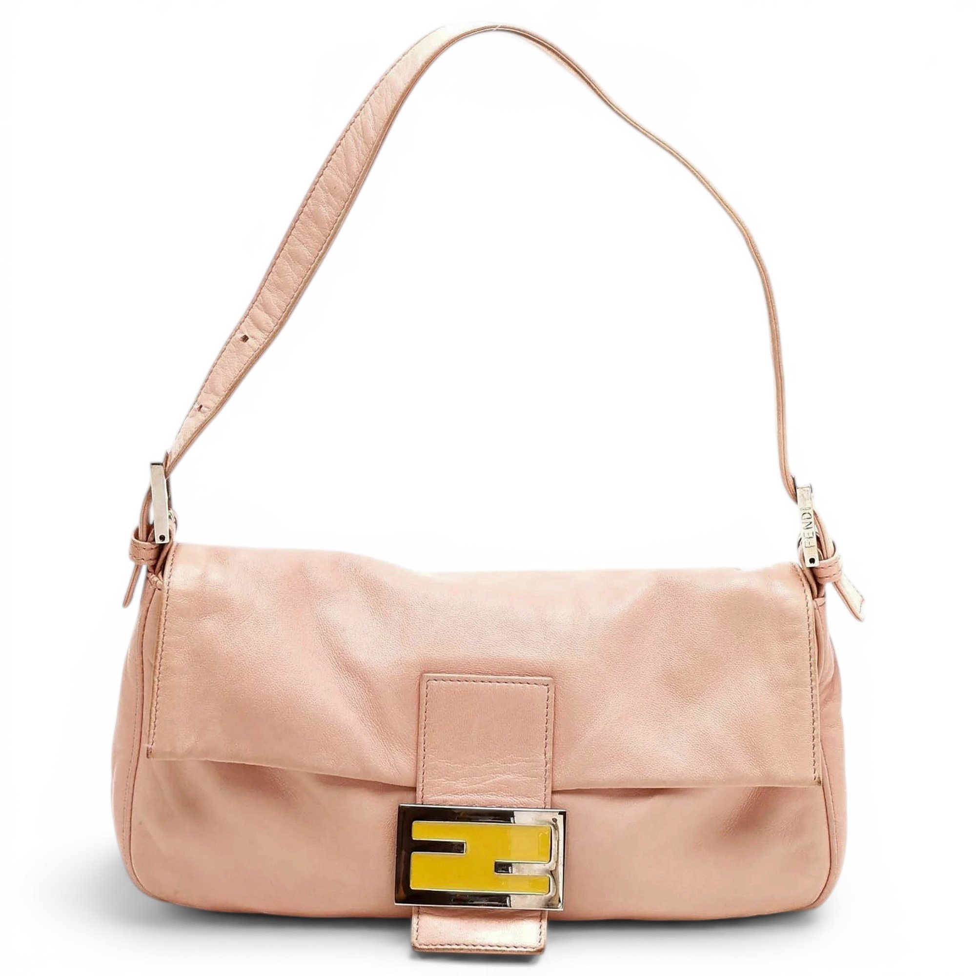 Baguette leather handbag