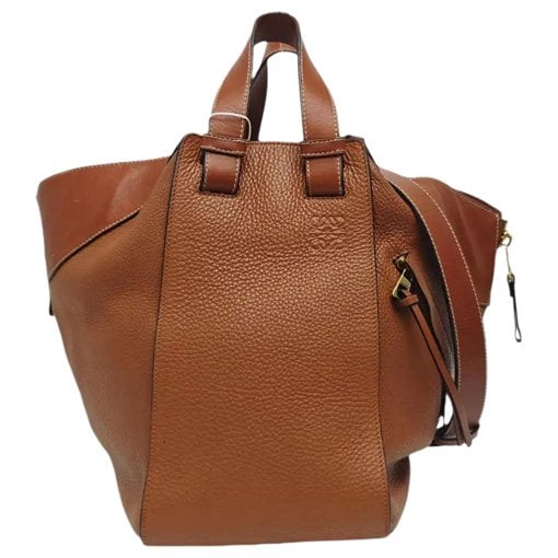 Hammock leather handbag
