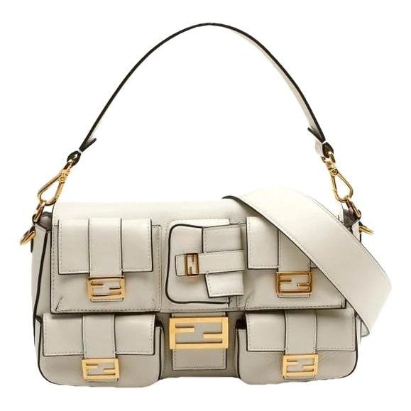 Baguette leather handbag