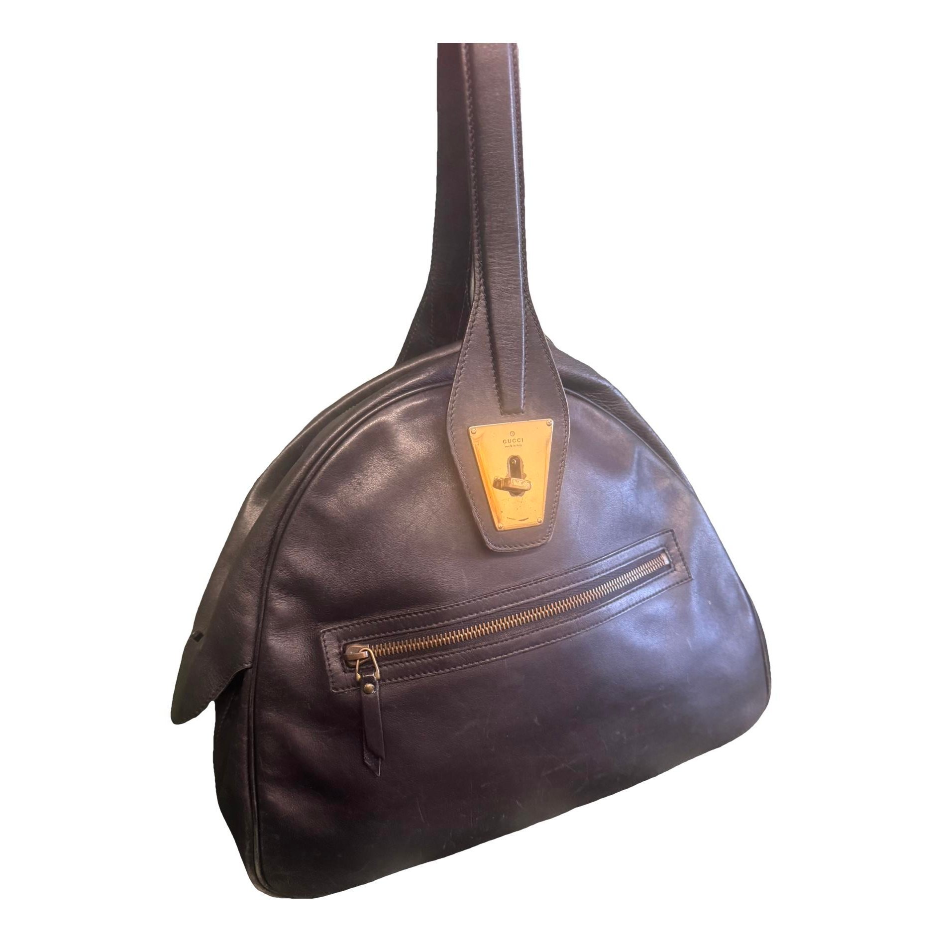Leather handbag