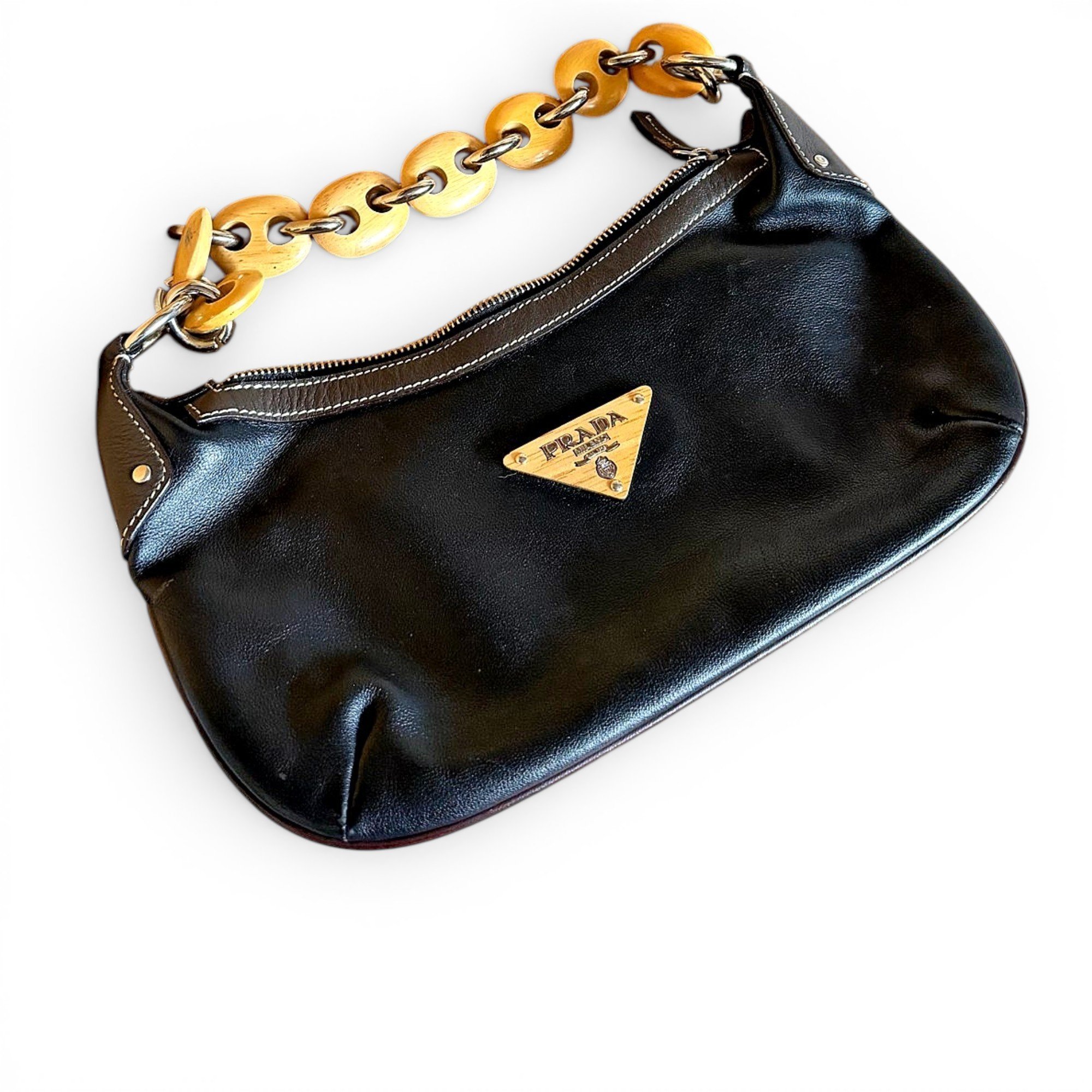 Leather handbag