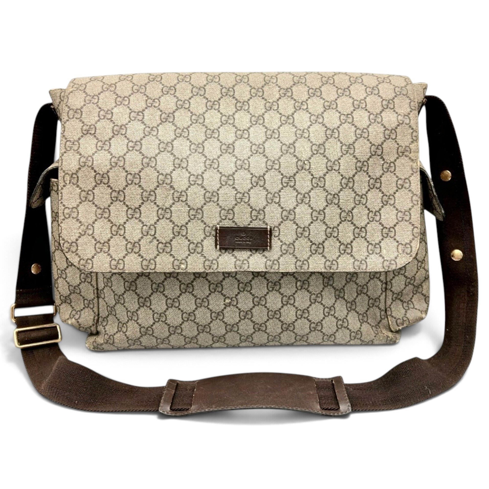 Leather travel bag