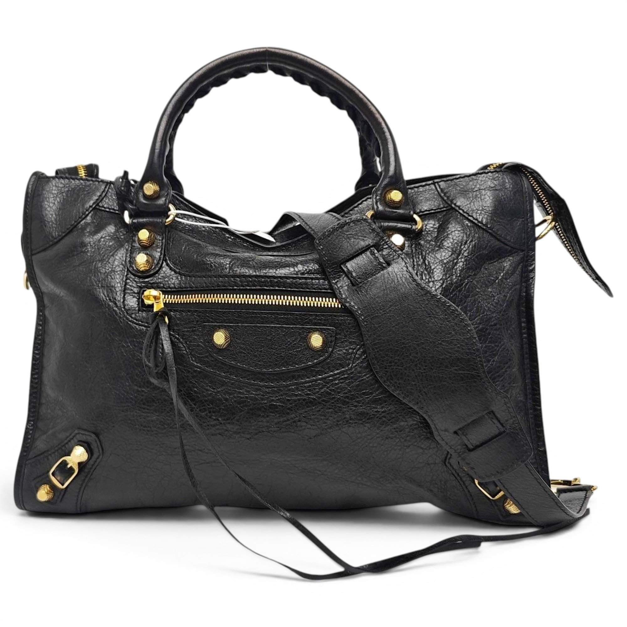 Leather handbag
