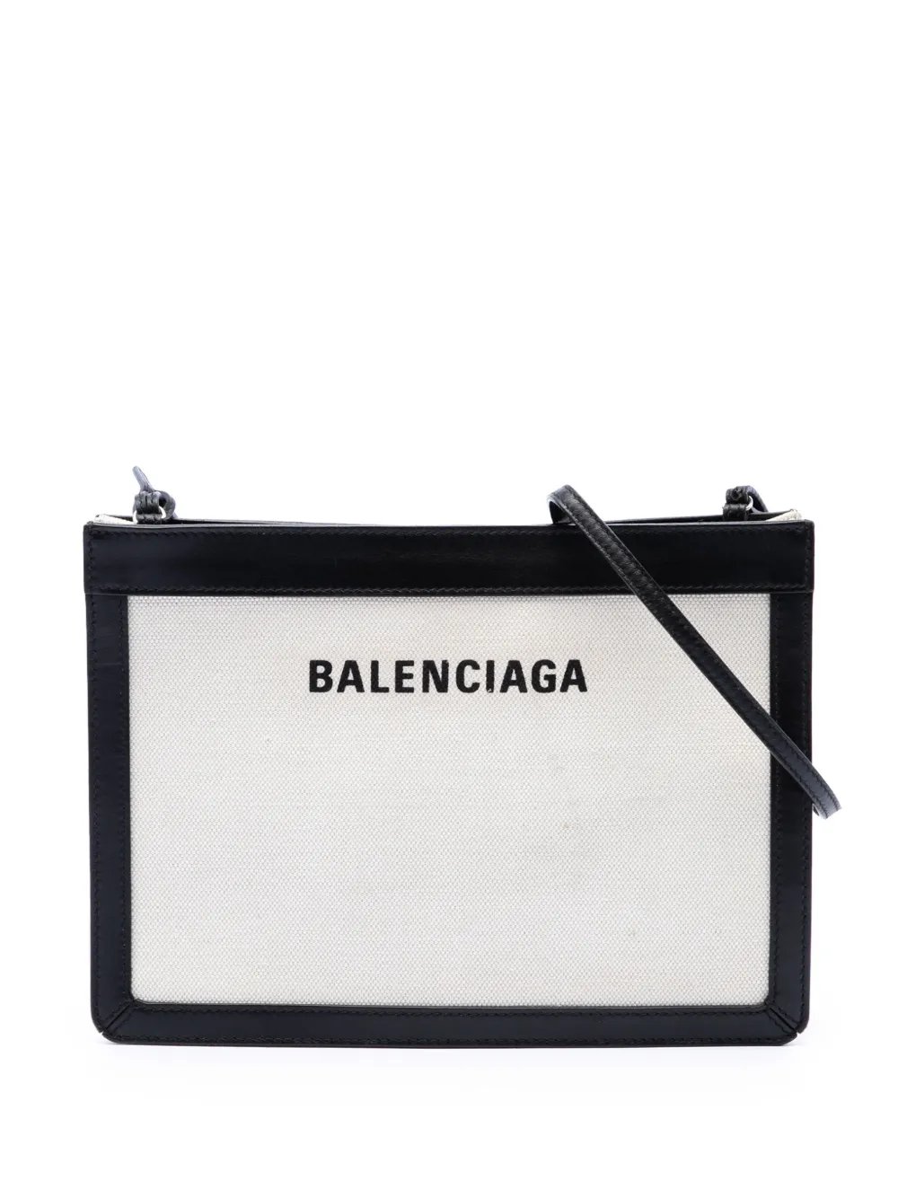 Balenciaga 2019 Canvas Navy Pochette M crossbody bag