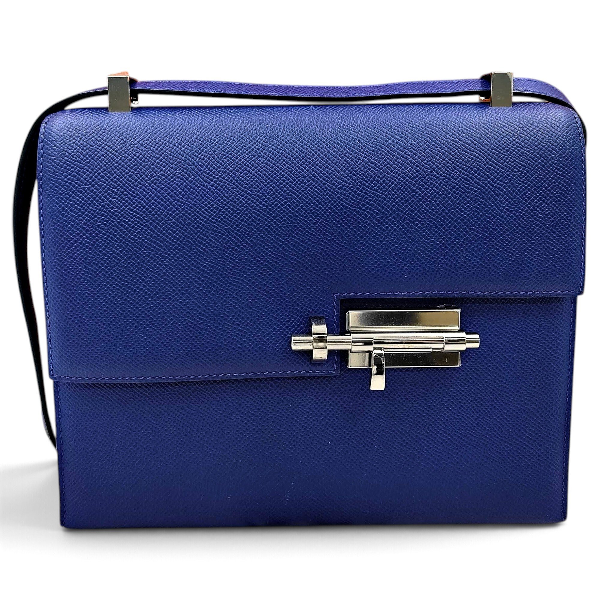 Verrou leather handbag