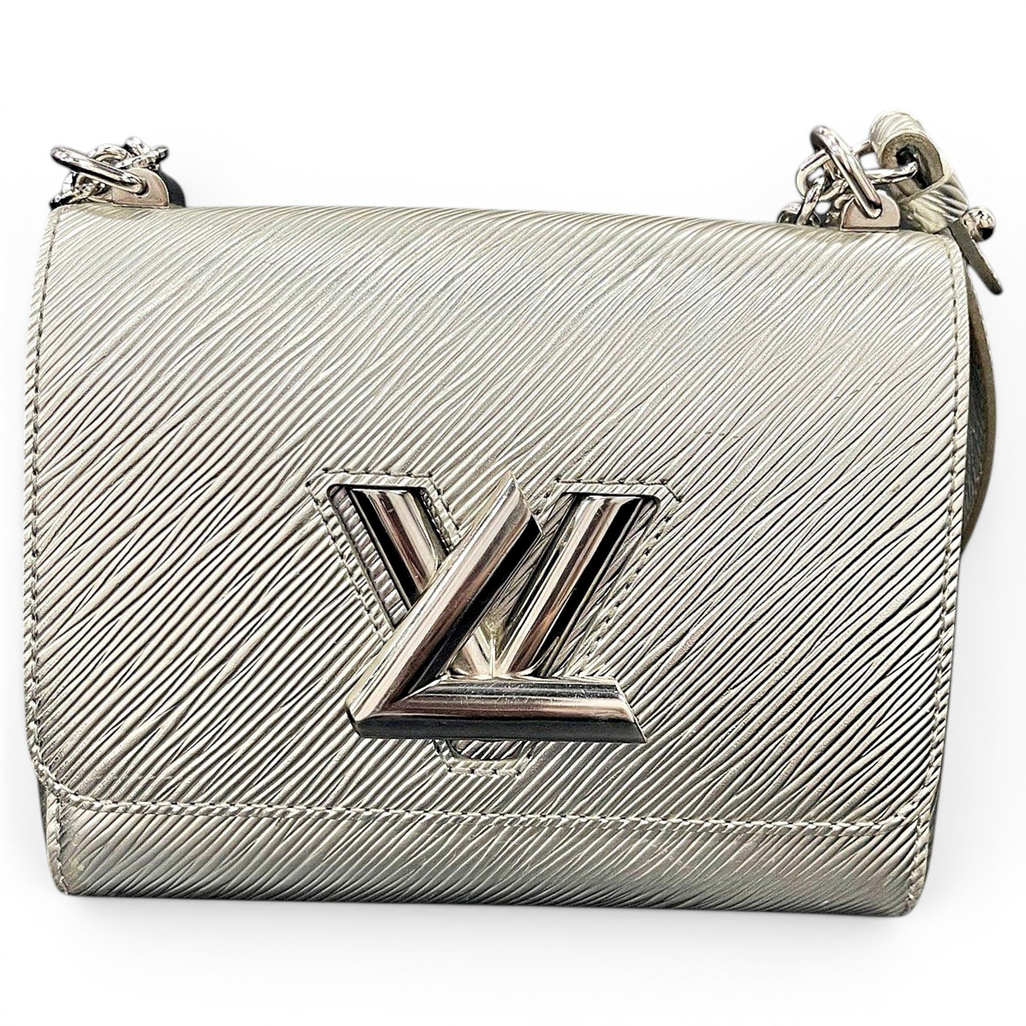 Twist leather crossbody bag