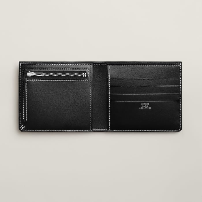 Noir H Sellier Compact Wallet
