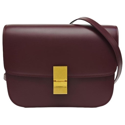 Classic leather crossbody bag