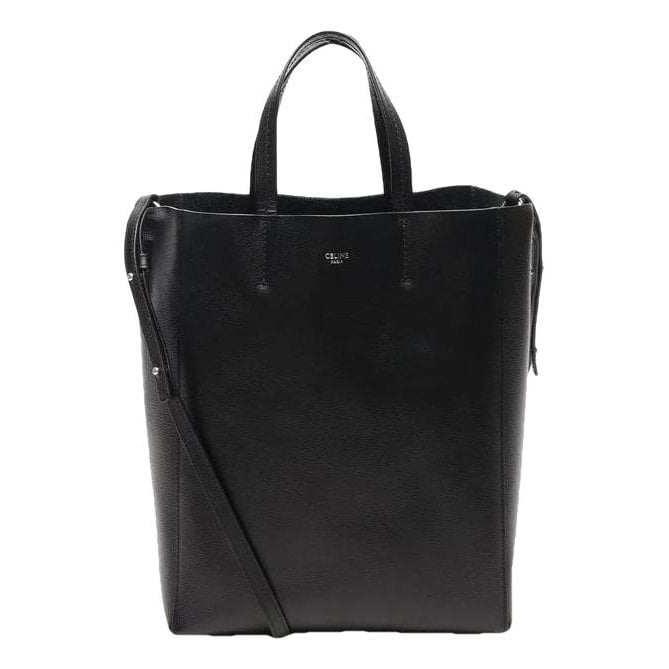 Cabas Vertical leather tote