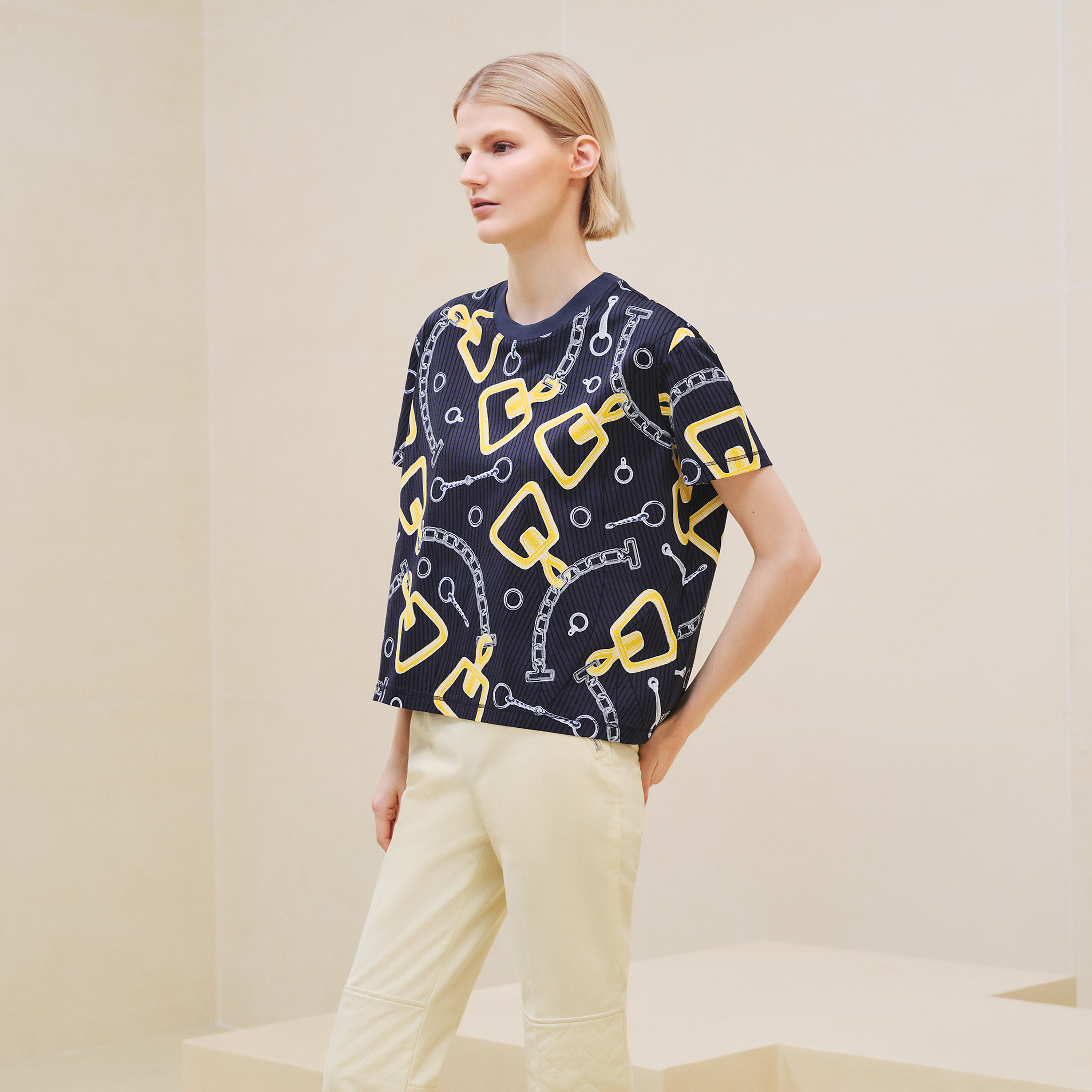 "Effet Kaleidoscope" boxy fit t-shirt