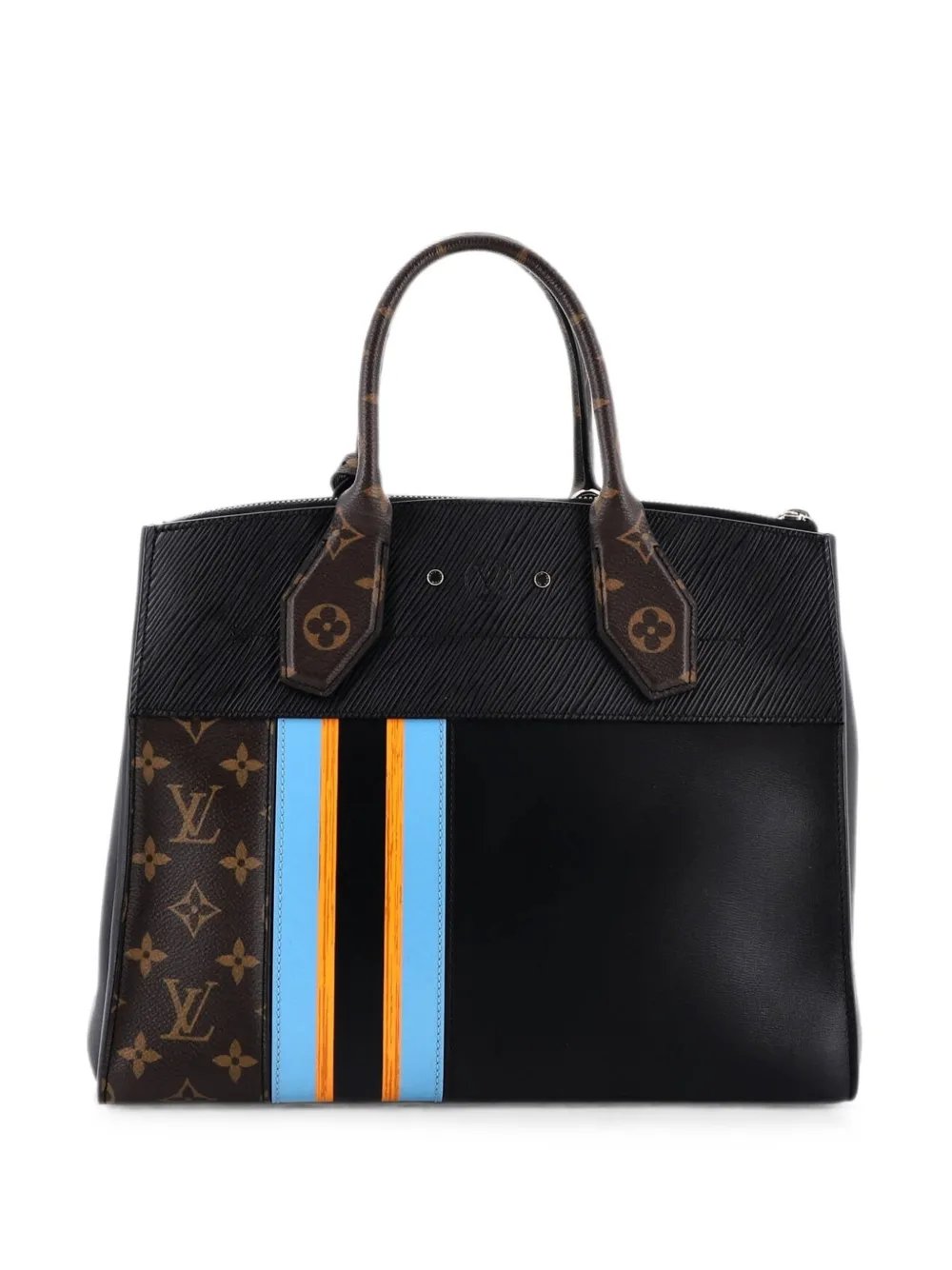 City Steamer Handbag Limited Edition Monogram Canvas and Leather MM satchel
