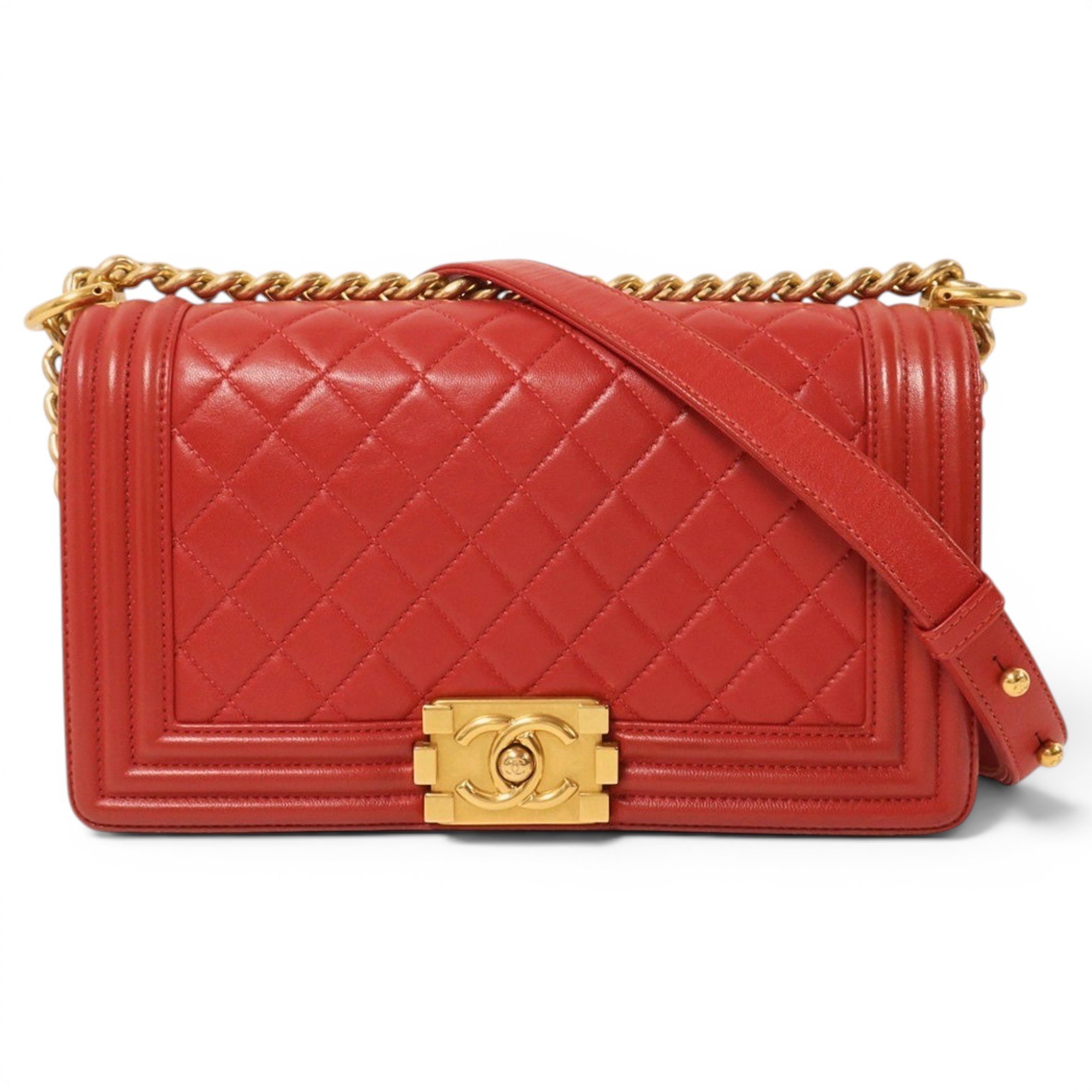 Boy leather crossbody bag
