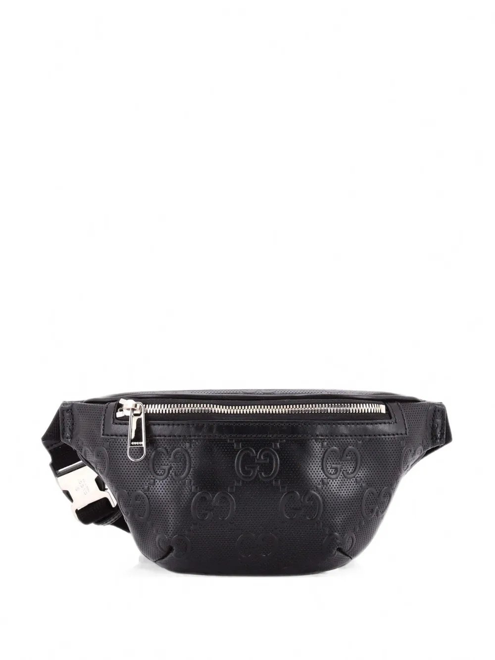 GG Embossed Perforated Leather Small belt bag