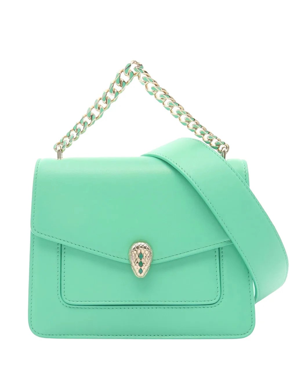 2010-2026 Leather Serpenti Forever Maxi Chain Top Handle Bag satchel