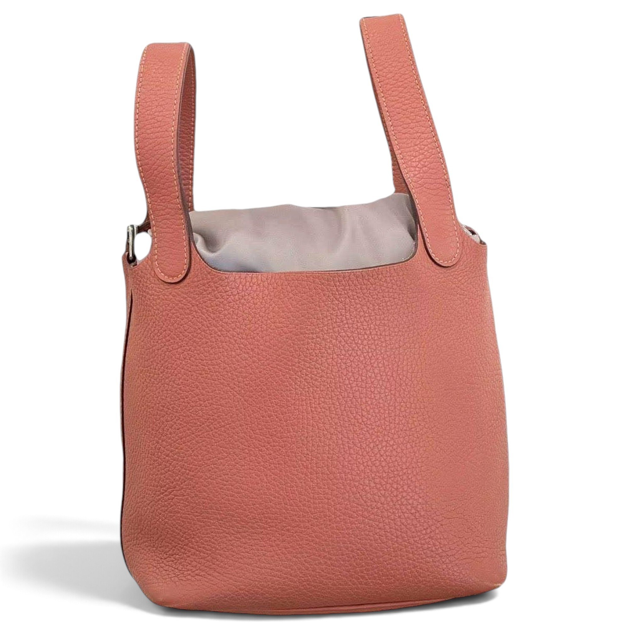 Picotin leather handbag