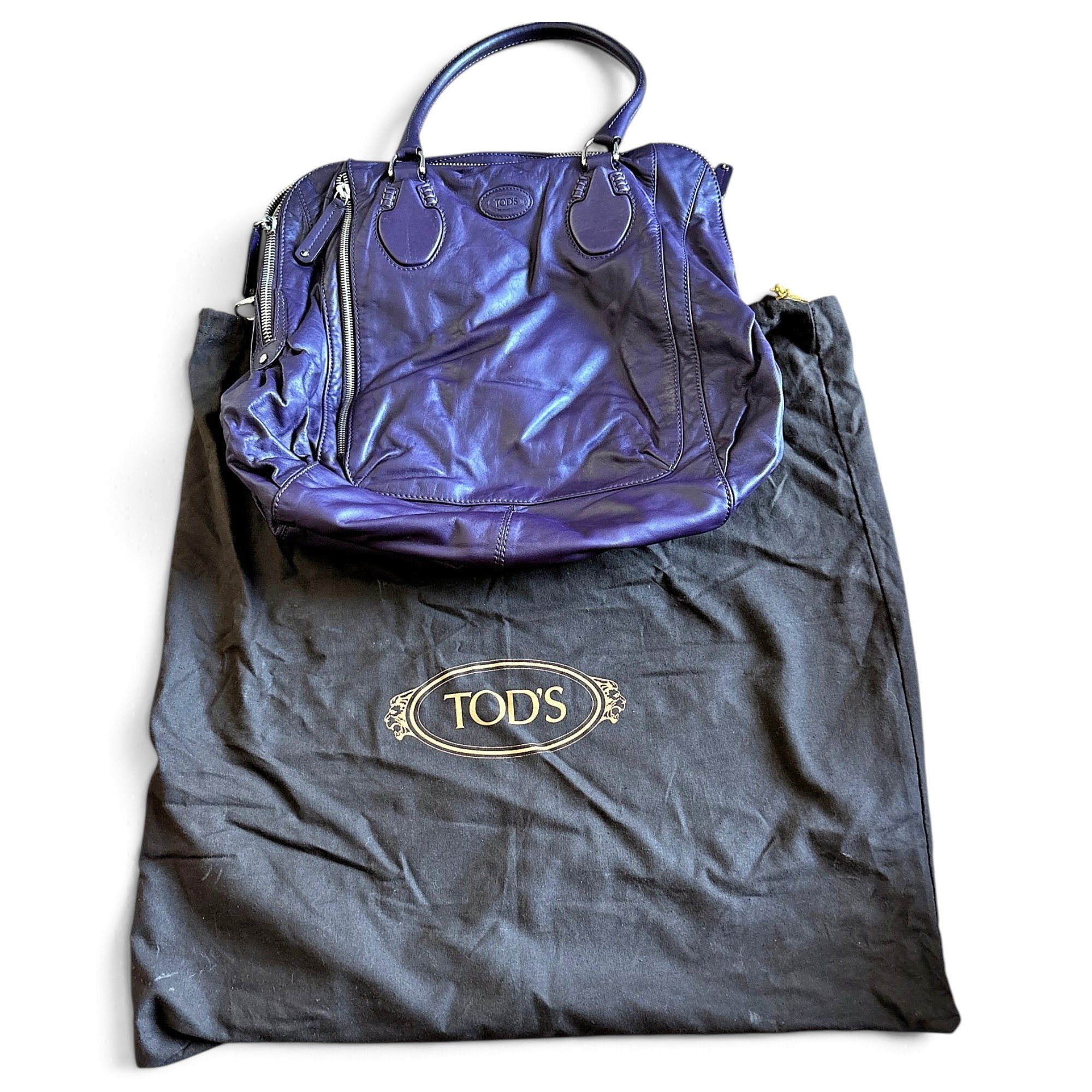 D Bag leather tote