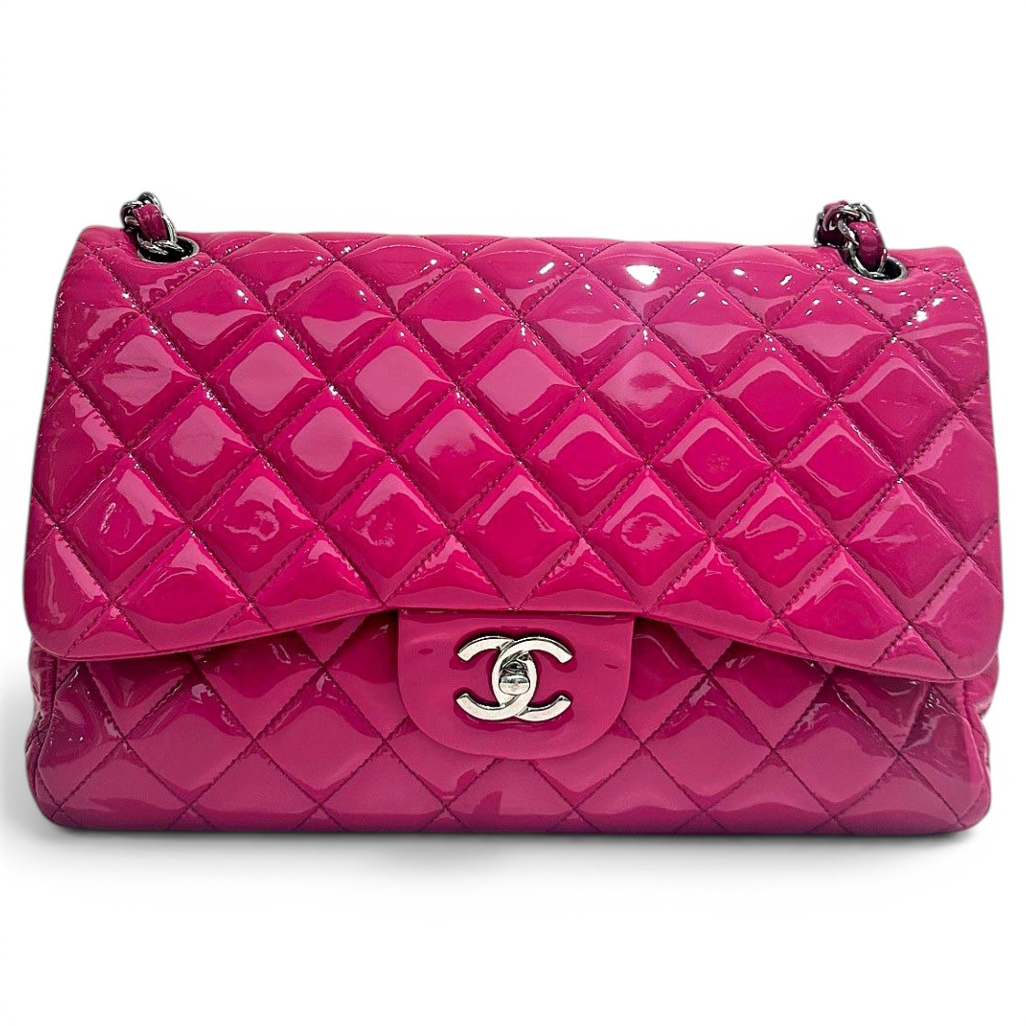 Timeless/Classique patent leather handbag